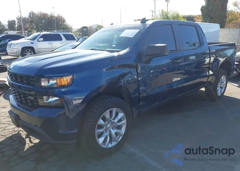 2022 Chevrolet Silverado 1500 Ltd 2Wd Short Bed Custom z USA, uszkodzony, nr VIN 3GCPWBEK0NG215254